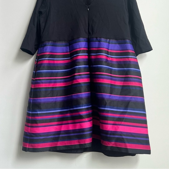 ModCloth Hutch Twofer Pink Purple Striped Sheath Party Dress pockets - Picture 12 of 15